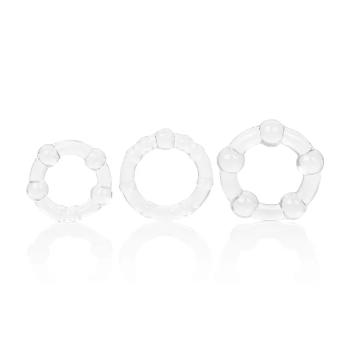 Island Rings Clear CalExotics Dildos Island Rings Clear CalExotics Dildos