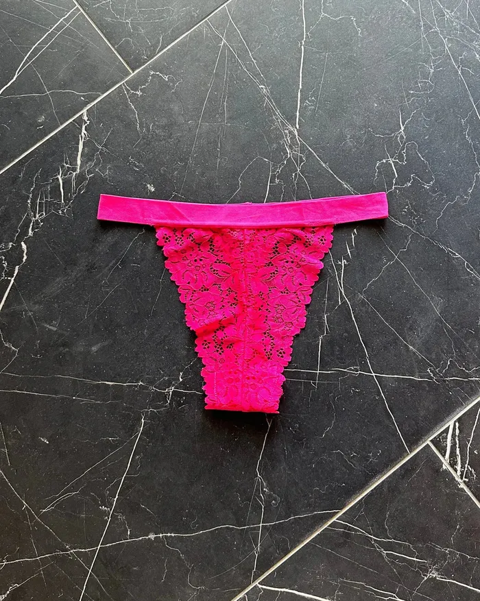 Kilo Brava Lace Thong in Azalea Pink Kilo Brava Vibrators