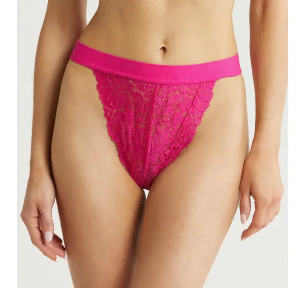 Kilo Brava Lace Thong in Azalea Pink Kilo Brava Vibrators
