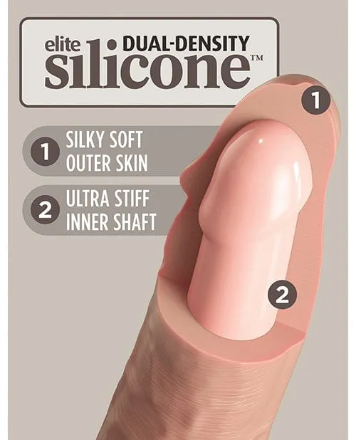 King Cock Elite 6 Dual Density Silicone Cock Pipedream Products Female Sex Toys