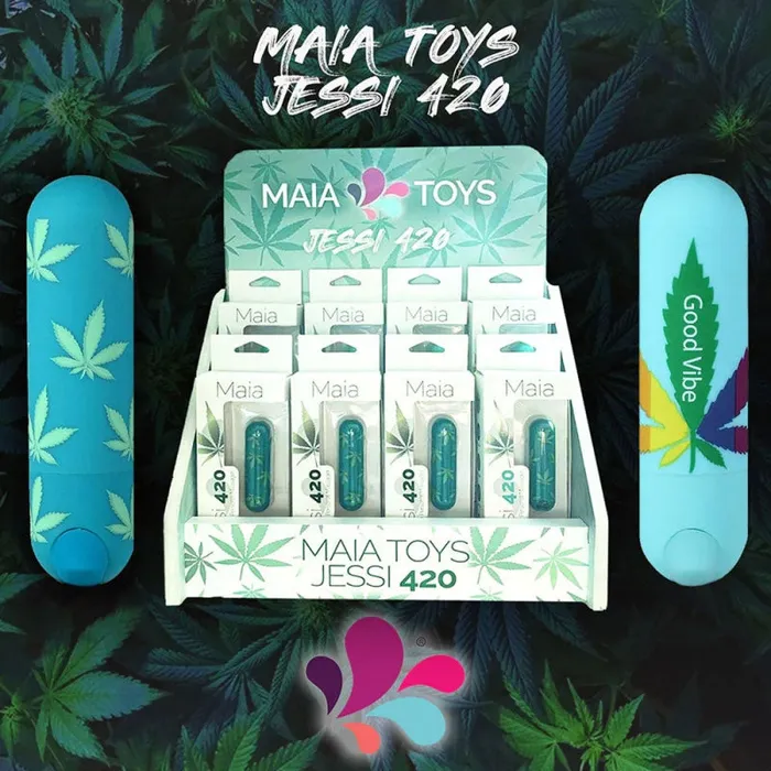 Maia Toys Jessi 420 Series Bullet Tester Display Female Sex Toys