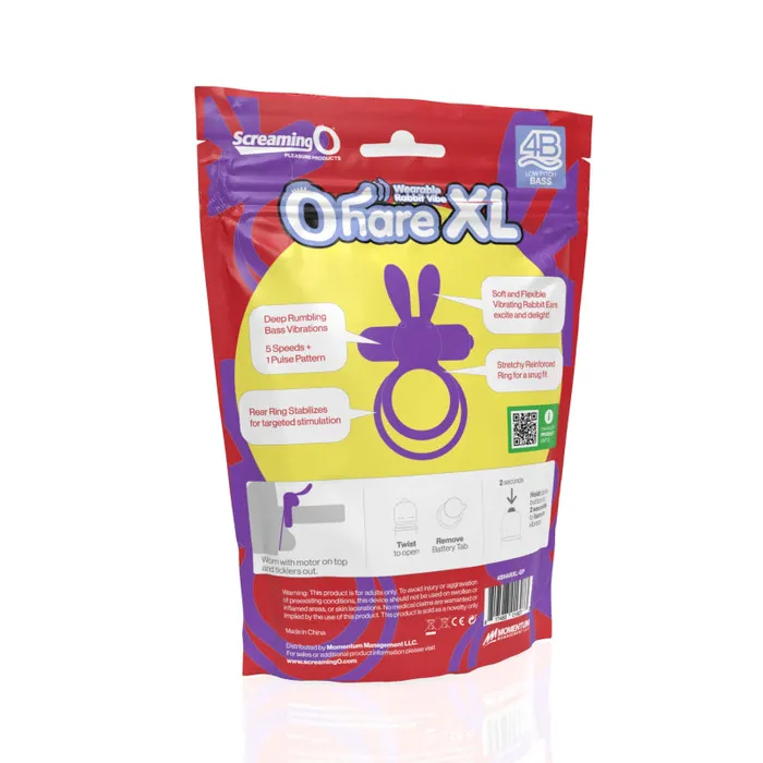 Male Sex Toys 4b Ohare XL Grape Screaming O
