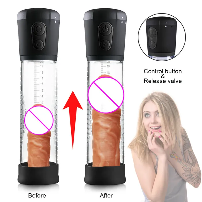Male Sex Toys Electric Penis Pump Penise Vacuum Penis Enlargement Dick Pump Touch Honey