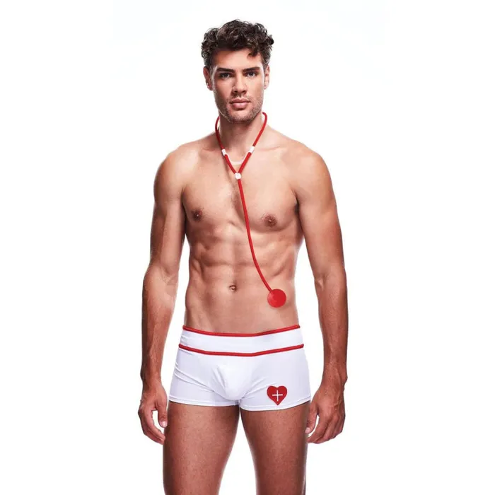 Male Sex Toys Envy Menswear 2 Piece Doctor Love Set Mediumlarge White Male Sex Toys Envy Menswear 2 Piece Doctor Love Set Mediumlarge White
