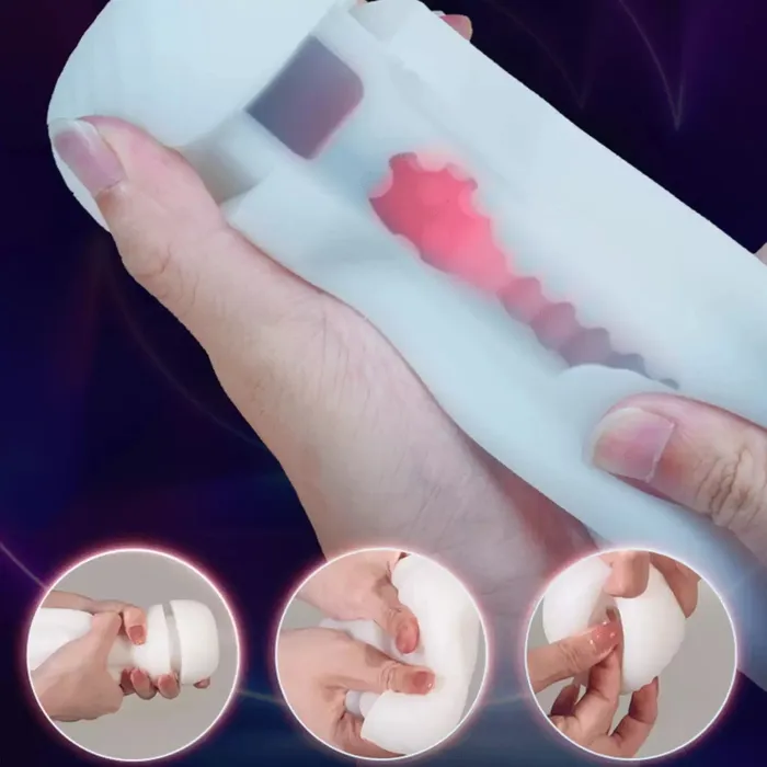 Male Sex Toys Jissbon JISSBON Eye of the Storm Electric Jet Masturbator
