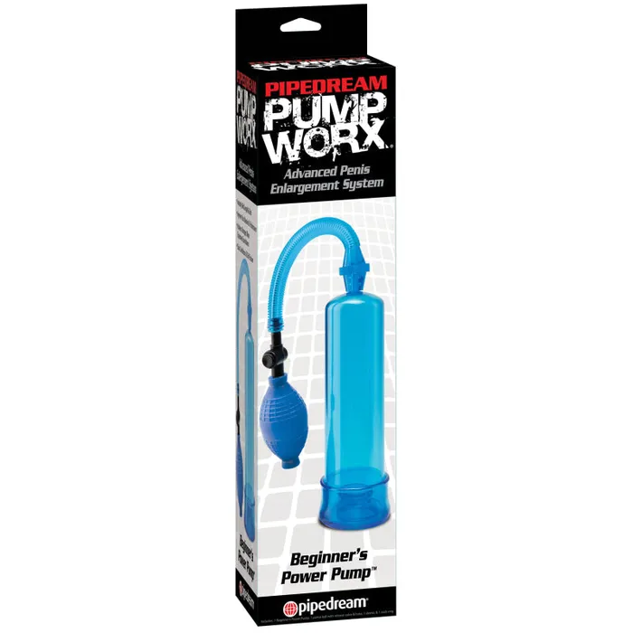Male Sex Toys Pipedream Pump Worx Beginners Power Pump Blue Male Sex Toys Pipedream Pump Worx Beginners Power Pump Blue