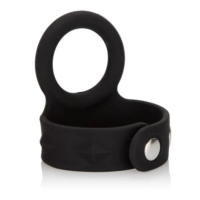 Male Sex Toys Silicone TriSnap Scrotum Support Ring Large CalExotics Male Sex Toys Silicone TriSnap Scrotum Support Ring Large CalExotics