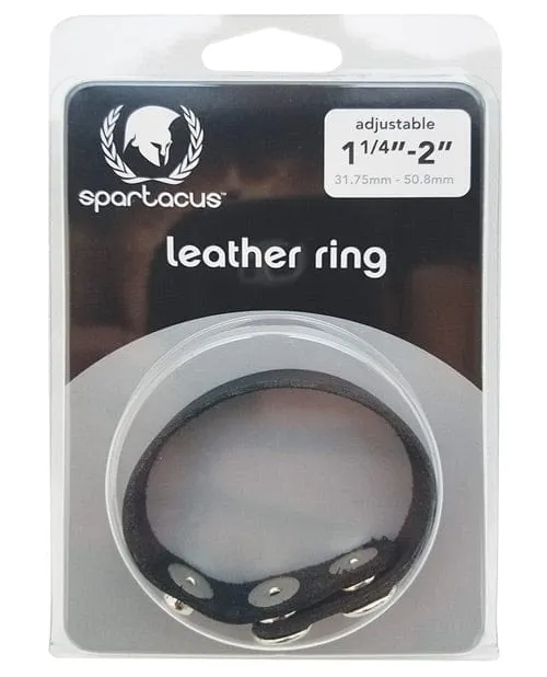 Male Sex Toys Spartacus Spartacus Plain Leather Cock Ring
