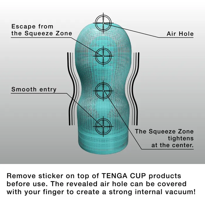Male Sex Toys TENGA ORIGINAL VACUUM CUP COOL EDITION