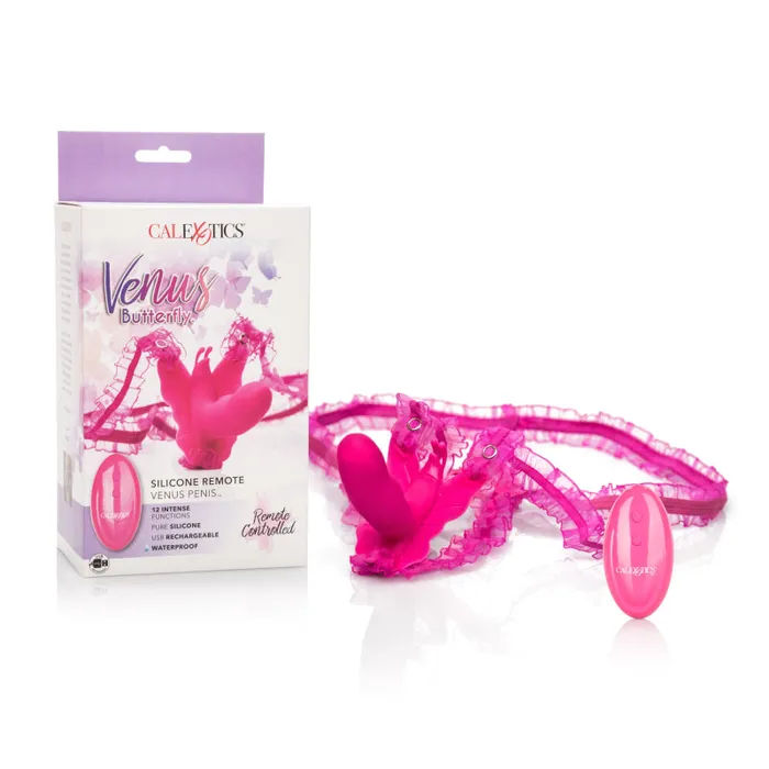 Male Sex Toys Venus Butterfly Silicone Remote Venus Penis CalExotics