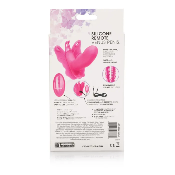Male Sex Toys Venus Butterfly Silicone Remote Venus Penis CalExotics Male Sex Toys Venus Butterfly Silicone Remote Venus Penis CalExotics