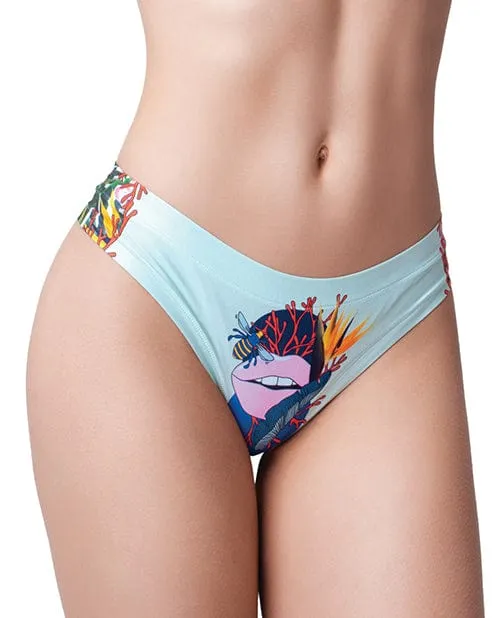 Memme USA Memme Botanic Panic Lips Printed Thong Male Sex Toys