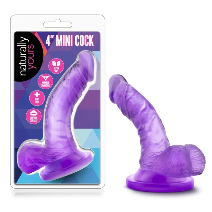 Naturally Yours 4 Inch Mini Cock Purple Blush Novelties Dildos Naturally Yours 4 Inch Mini Cock Purple Blush Novelties Dildos