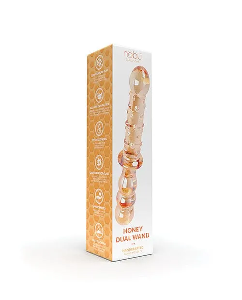 Nobu Dildos Nobu Honey Dual Wand Amber Nobu Dildos Nobu Honey Dual Wand Amber