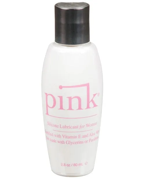 Pink Silicone Lube Flip Top Bottle Empowered Products Vibrators