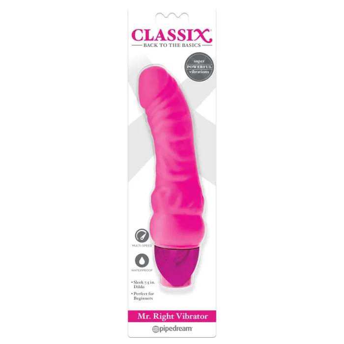 Pipedream Mr Right Vibrator Pink Vibrators Pipedream Mr Right Vibrator Pink Vibrators