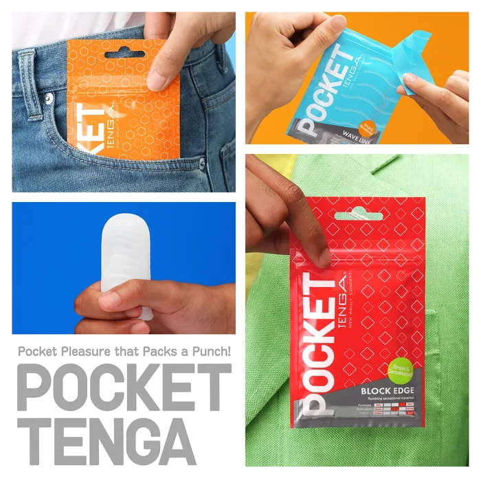 POCKET TENGA Block Edge TENGA Vibrators