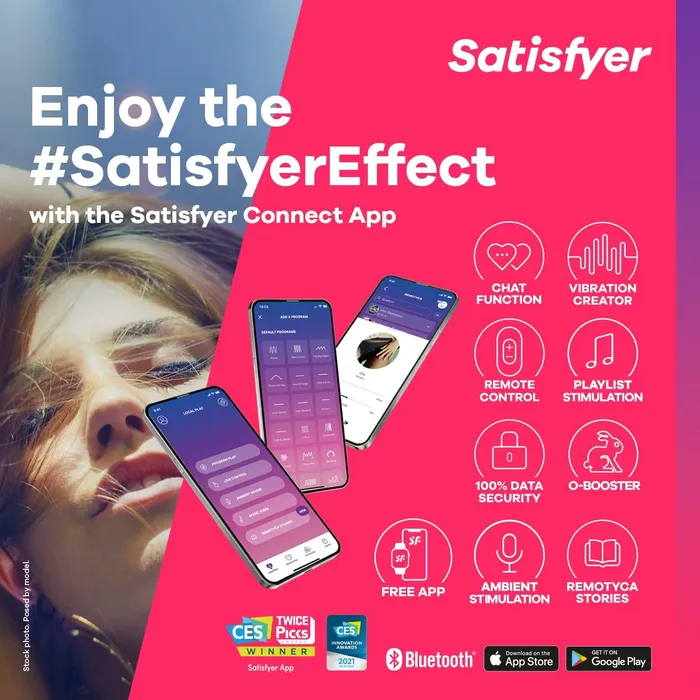 Satisfyer Men Vibration Vibrator BlueTooth Masturbator Connect APP Satisfyer Vibrators
