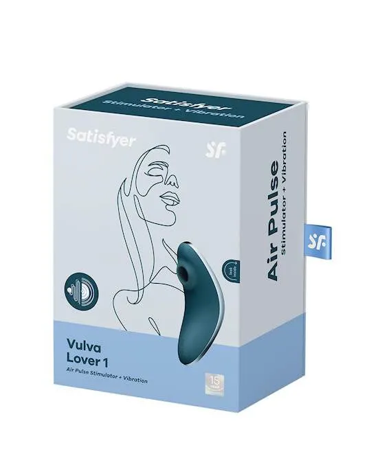 Satisfyer Satisfyer Vulva Lover 1 Air Pulse stimulator 2 in1 Pressure Wave Vibrator Vibrators