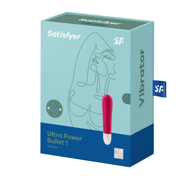 Satisfyer Ultra Power Bullet 1 Red Vibrators Satisfyer Ultra Power Bullet 1 Red Vibrators