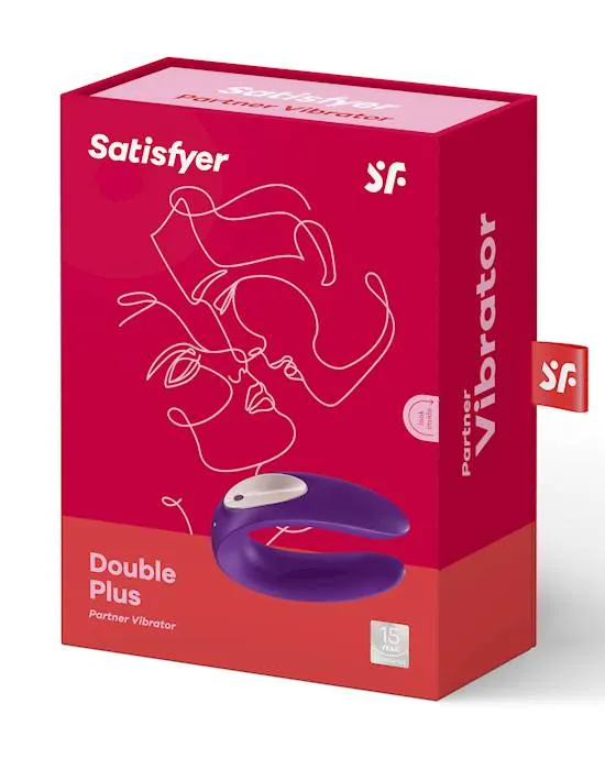 Satisfyer Vibrators Satisfyer Double Plus Partner Vibrator Couple Vibrator