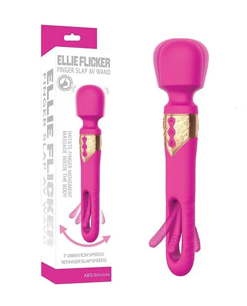 SECWELL Vibrators Ellie Flicking Wand Hot Pink