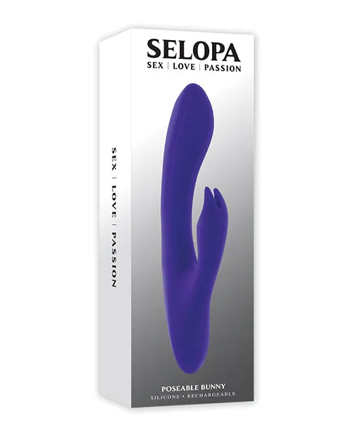 Selopa Vibrators Selopa Poseable Bunny Rabbit Vibrator Purple