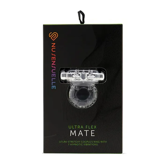 Sensuelle Vibrators Sensuelle 7 Function Rechargeable Bullet Ring Clear Sensuelle Vibrators Sensuelle 7 Function Rechargeable Bullet Ring Clear