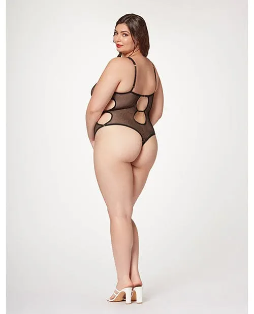 Seven til Midnight Vibrators Fishnet Strappy High Cut Leg Teddy Seven til Midnight Vibrators Fishnet Strappy High Cut Leg Teddy