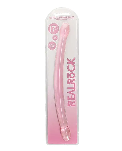 Shots America Dildos Shots REALROCK Crystal Clear 17 Double Dildo Shots America Dildos Shots REALROCK Crystal Clear 17 Double Dildo