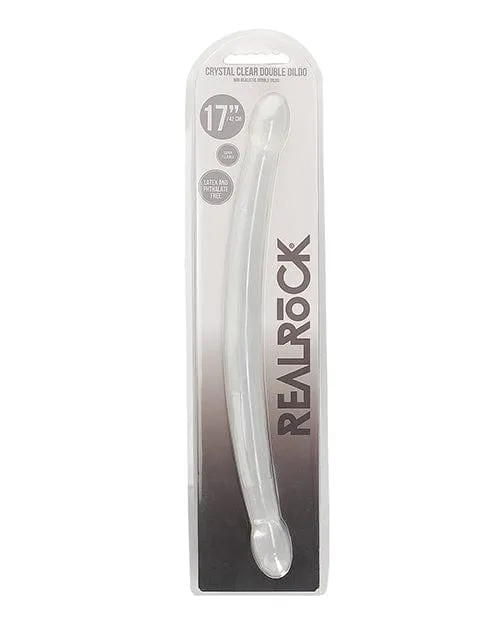 Shots America Dildos Shots REALROCK Crystal Clear 17 Double Dildo Shots America Dildos Shots REALROCK Crystal Clear 17 Double Dildo