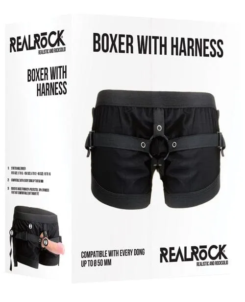 Shots America Female Sex Toys Shots REALROCK Boxer with Harness