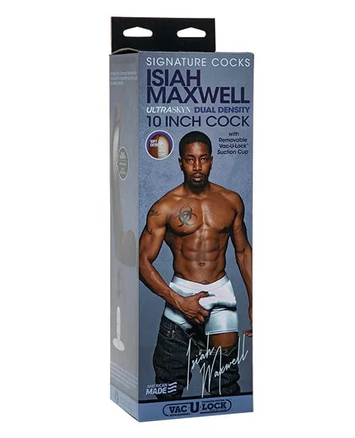 Signature Cocks Ultraskyn 10 Cock with Removable VacULock Suction Cup Isiah Maxwell Doc Johnson Dildos Signature Cocks Ultraskyn 10 Cock with Removable VacULock Suction Cup Isiah Maxwell Doc Johnson Dildos
