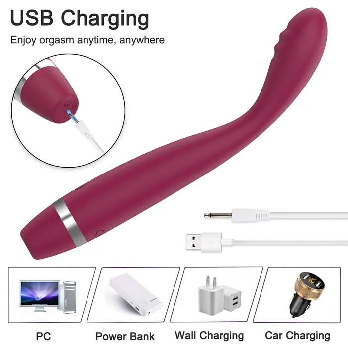 Soft Finger Shaped G Spot Vibrator with 10 Speeds G1 Touch Honey Female Sex Toys