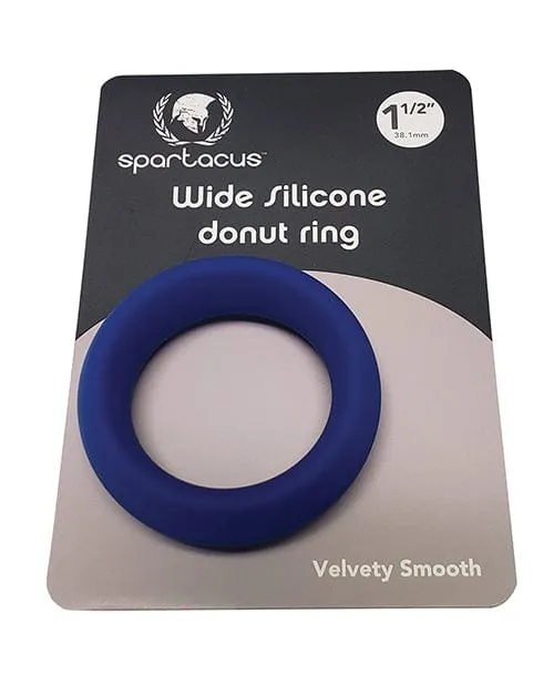 Spartacus Anal Spartacus 15 Inch Wide Silicone Donut Ring Blue