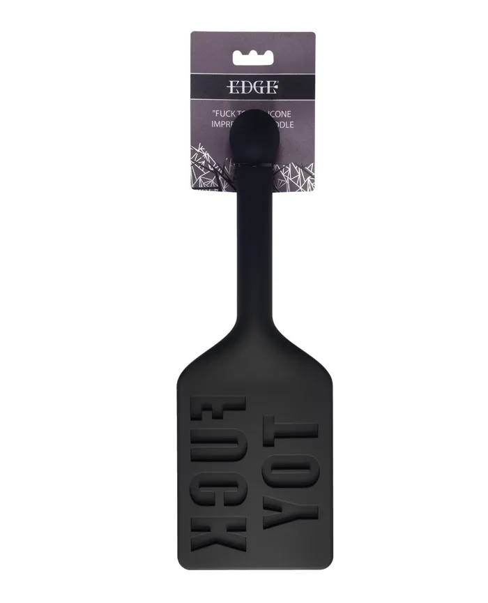 Sportsheets International Anal Edge FUCK TOY Silicone Paddle Black