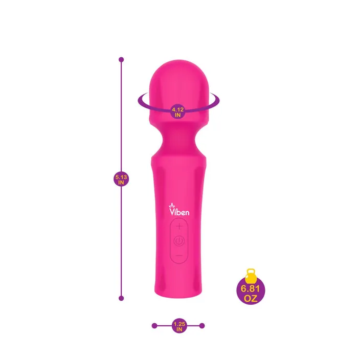 Viben Vibrators Presale Only Mighty Muse Hot Pink Powerful Personal Wand Massager Viben Vibrators Presale Only Mighty Muse Hot Pink Powerful Personal Wand Massager