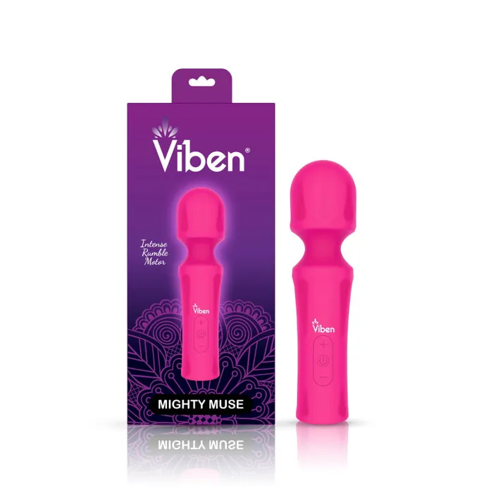Viben Vibrators Presale Only Mighty Muse Hot Pink Powerful Personal Wand Massager Viben Vibrators Presale Only Mighty Muse Hot Pink Powerful Personal Wand Massager