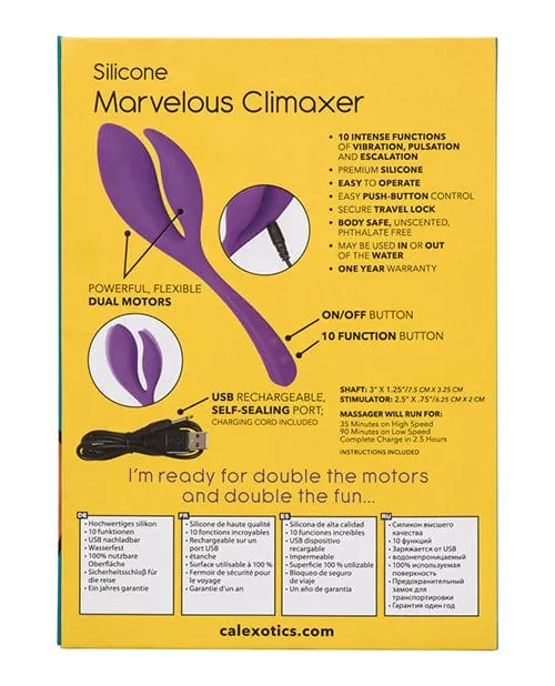 Vibrators CalExotics Mini Marvels Silicone Marvelous Climaxer Purple Vibrators CalExotics Mini Marvels Silicone Marvelous Climaxer Purple