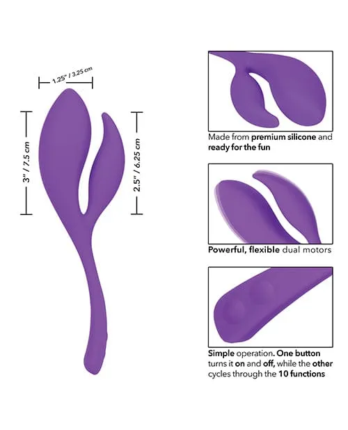 Vibrators CalExotics Mini Marvels Silicone Marvelous Climaxer Purple Vibrators CalExotics Mini Marvels Silicone Marvelous Climaxer Purple