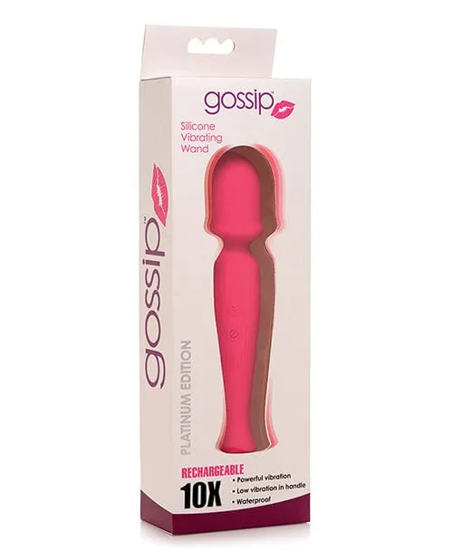 Vibrators Curve Novelties Curve Novelties Gossip Silicone Vibrating Wand 10x Vibrators Curve Novelties Curve Novelties Gossip Silicone Vibrating Wand 10x