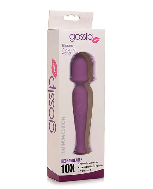 Vibrators Curve Novelties Curve Novelties Gossip Silicone Vibrating Wand 10x Vibrators Curve Novelties Curve Novelties Gossip Silicone Vibrating Wand 10x