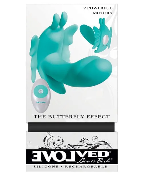 Vibrators Evolved Novelties Evolved The Butterfly Effect Rechargeable Dual Stim Teal Vibrators Evolved Novelties Evolved The Butterfly Effect Rechargeable Dual Stim Teal