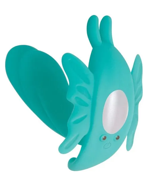 Vibrators Evolved Novelties Evolved The Butterfly Effect Rechargeable Dual Stim Teal Vibrators Evolved Novelties Evolved The Butterfly Effect Rechargeable Dual Stim Teal