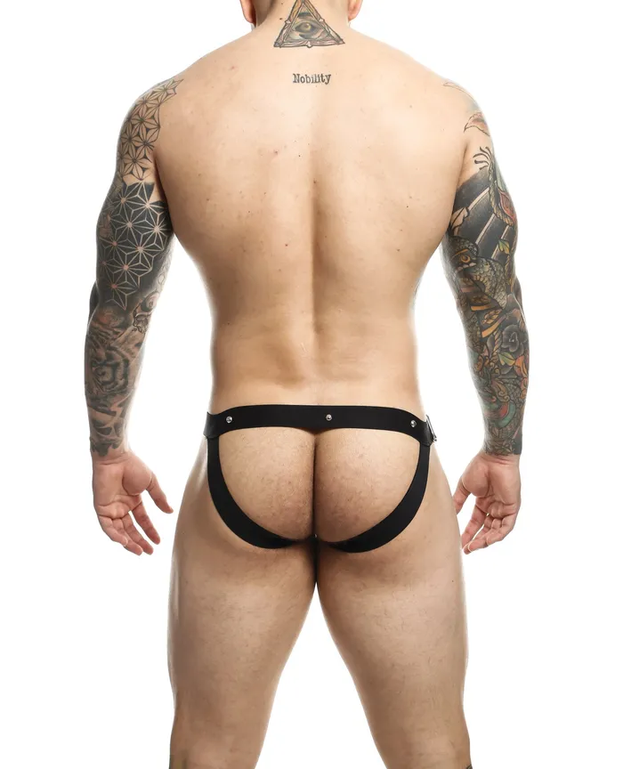 Vibrators Male Basics Dngeon Snap Jockstrap Red OS Vibrators Male Basics Dngeon Snap Jockstrap Red OS