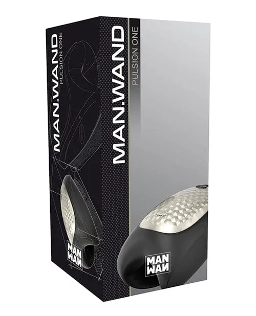 Vibrators Man Wand Man Wand Heat And Vibration Pulsion Black