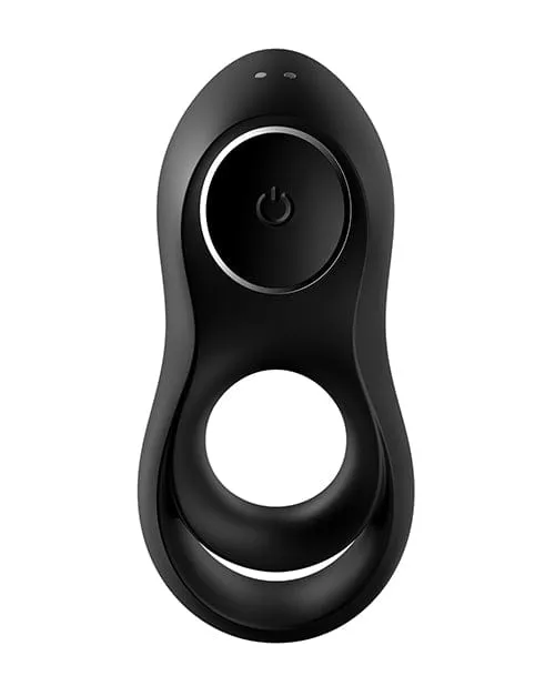 Vibrators Satisfyer Legendary Duo Ring Vibrator Black Satisfyer