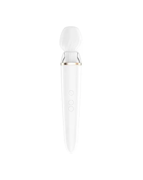 Vibrators Satisfyer Satisfyer Double Wander Wand Vibrator Clitoris G Spot Stimulation connect App Vibrators Satisfyer Satisfyer Double Wander Wand Vibrator Clitoris G Spot Stimulation connect App