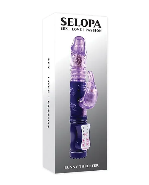 Vibrators Selopa Selopa Bunny Thruster Purple