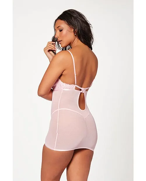 Vibrators Seven til Midnight Floral Mesh Chemise Gstring Pink Vibrators Seven til Midnight Floral Mesh Chemise Gstring Pink